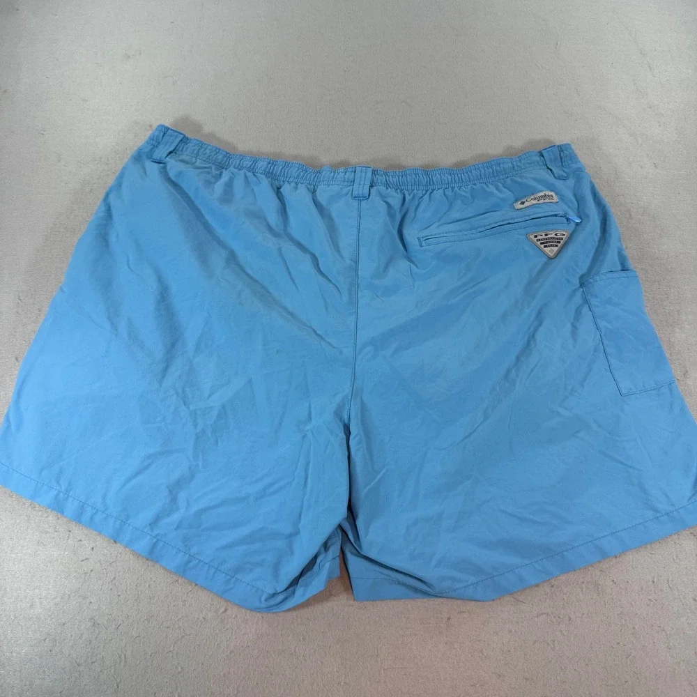 Columbia PFG‎ Omni Shade Fishing Swim Shorts Blue XXL 6in Inseam